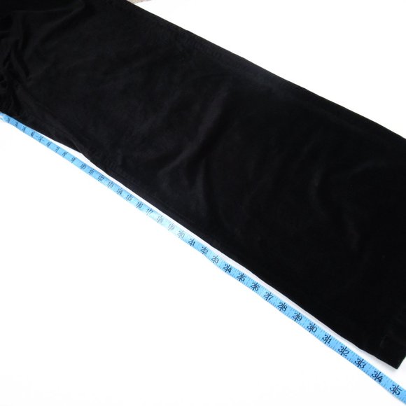 32T 💙 Anthropologie Pilcro Deep-V Corduroy Jumpsuit Black - 32 TALL - Picture 8 of 11